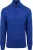 King Essentials The Michael Half Zip Pull Merino Royal Blauw