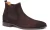 Suitable Chelsea Boot Suede Donkerbruin