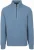 BOSS Trui Half Zip Kurano Blauw