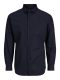 J-j Premium Jprblaparker Shirt L/s Noos Overhemd Black Slim Fit