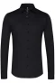 Desoto Slim Fit Overhemd zwart, Effen