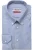 Ledȗb Slim Fit Overhemd blauw, Gestreept