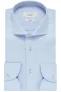 Profuomo Sky Blue Slim Fit Overhemd lichtblauw, Effen