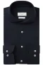 Profuomo Sky Blue Slim Fit Jersey shirt Marine, Effen