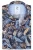 R2 Amsterdam Modern Fit Overhemd Marine, Motief