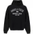 Dsquared2 losse pasvorm Santa Dan logo zwarte hoodie