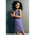 Mango Kids gestreepte korte zomerjurk – blauw