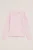 WE Fashion – Meisjes ajour T-shirt met embroidery – Lichtroze – Katoen –