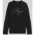 HUGO Loose fit pullover van mix van wol en alpaca model ‘Sloguinny’