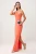 TRENDYOLMİLLA Dames Rood Effen Maxi Mouwloos Recht Avond & Gala Jurk