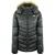 Ellesse Womens Zwarte Mantel met Capuchon