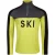 Dare 2B Heren Ski Core Stretch Basislaag Top (Neon Lente/Ebbenhout Grijs)
