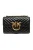 Zwarte Leren Love One Mini Schoudertas