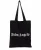 Gebreide shopper met logo draagtas