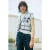 Nudie Jeans Lill Quilted Cotton Vest Off White