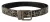 Geprinte Leren Riem Zwart en Wit