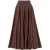 Trendyol Modest Dames Bruin Effen Maxi Skater Modest Rokken