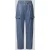 Marc Cain straight fit broek in leerlook met klepzakken