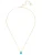 Glanzstücke München Ketting  blauw / goudgeel