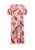 s.Oliver Jurk  olijfgroen / rosa / pitaja roze / wit