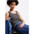 Street One Dames Leo top met geribbelde textuur in Beige