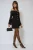 Exclusieve Aangepaste Off Shoulder Mini-jurk met Knopdetail