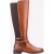 Hush Puppies Vanessa Leren Dames Tan Enkellaarzen Met Hoge Hak