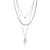 Stainless steel ketting voor vrouwen Marc Lauder Casoli