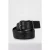 Calvin Klein Round Buckle Smooth Belt Black/black/matte Gunmetal