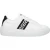 Versace Witte Leren Lage Sneakers