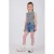 Vingino gestreepte mouwloze top donkerblauw