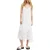 AllSaints Areena Emb Dress Optic White