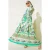 Geprinte V-hals Maxi Jurk