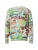 SCOTCH & SODA Trui  ecru / neonblauw / appel / rood