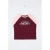 Trendyol Curve Dames Bordeaux Slogan Kort Regular fit Grote maten T-shirts