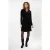 EsQualo Dress Wrap Velours Black