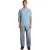 Lyle & Scott Polohemd van piqué voor heren (Krijtblauw)