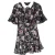 Self-Portrait mini-jurk met bloemenprint en pailletten in veelkleurig polyester