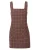 KOROSHI Jurk  bruin / rood