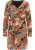 faina Jurk  goudgeel / donkergroen / rood / zwart / wit