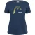 Head Dames-T-shirt met grafische print van Club Lara (Blauw)