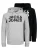 JACK & JONES Sweatshirt ‘Corp’  zilvergrijs