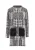 Faina Vest Dames wol wit zwart