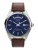 TIMEX Analoog horloge ‘Legacy’  blauw / bruin / zilver