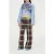 Stine Goya Front Pleat Long Straight Pants Weaved Checks