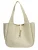 Roberta M Beige Rundleer Tas