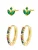 Hey Happiness Oorbellen ‘Rainbow’  goud