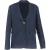 Loro Piana Enkelgeknoopte Blazer in Marineblauw Wol