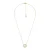 FOSSIL Ketting  goud / transparant / wit
