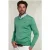 River Woods Basic Merino V-neck Pullover Margarita Mix Green